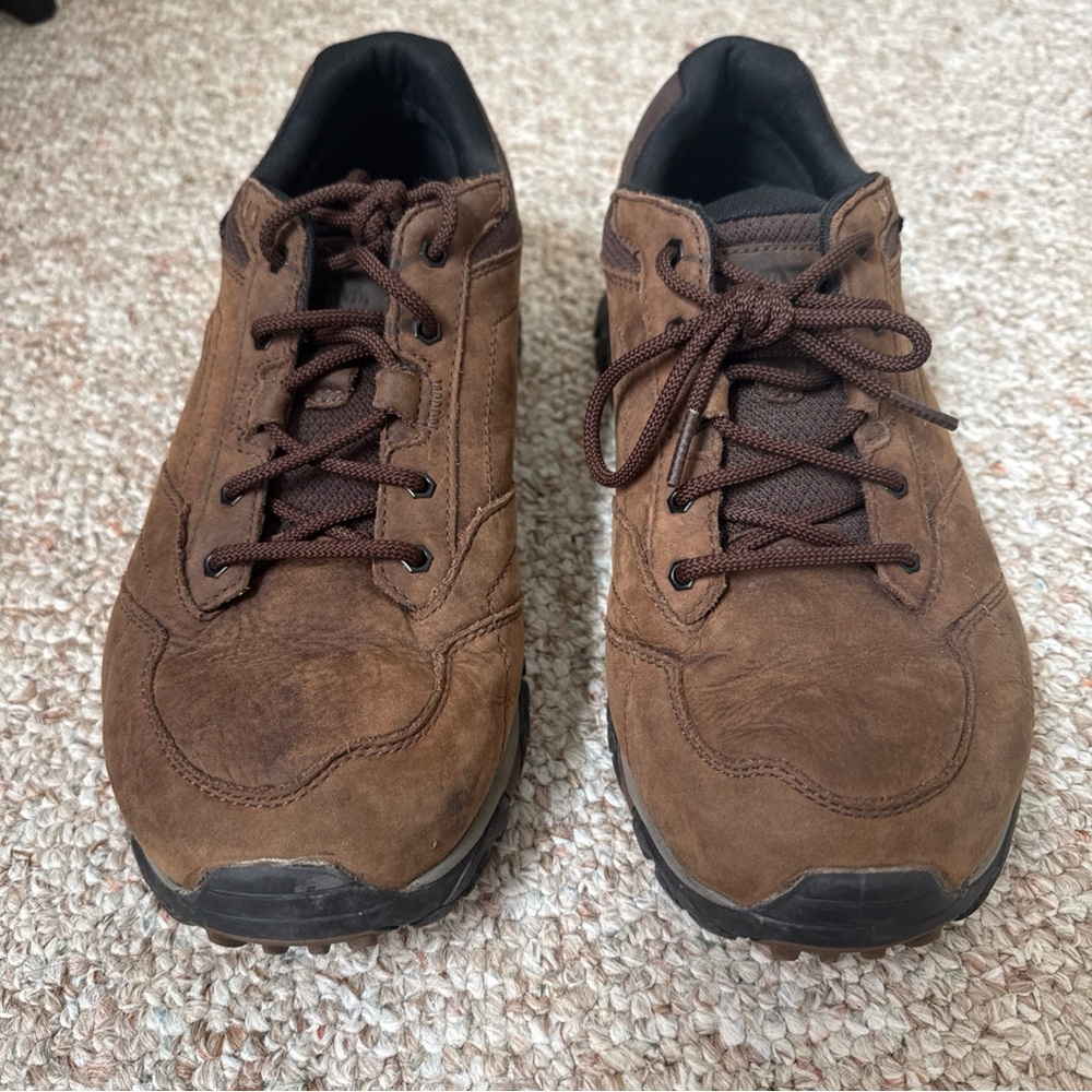 Merrell Men’s Moab Adventure Waterproof Brown Leather Shoes 10.5 Vibram - Picture 7 of 11